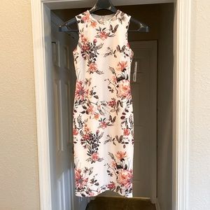 Antonio Melani sleeveless dress NWT Ivory/Loden size 2